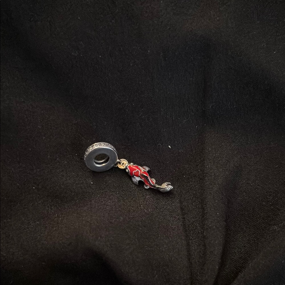 Authentic Pandora, good fortune, Koi fish charm
